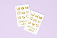 Crowns Greeting Card