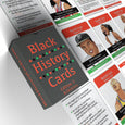 Black History Cards, Edition 3: African Americans Athletes showcases dozens of athletes who have made a tremendous impact both inside and outside their respective arenas. Did you know that Kobe Bryant authored six books, won an Academy Award...on top of being an all-world player? Or how about the fact that Jackie Robinson earned a Presidential Medal of Freedom, and has his number 42 retired by every Major League team?