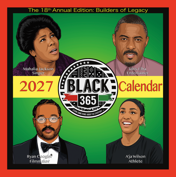 2027 Black365 Calendar