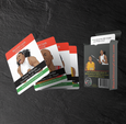 Black History Cards, Edition 3: African Americans Athletes showcases dozens of athletes who have made a tremendous impact both inside and outside their respective arenas. Did you know that Kobe Bryant authored six books, won an Academy Award...on top of being an all-world player? Or how about the fact that Jackie Robinson earned a Presidential Medal of Freedom, and has his number 42 retired by every Major League team?